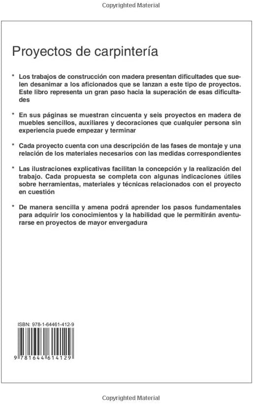 Proyectos de carpintería (Spanish Edition) by Francesco Poggi