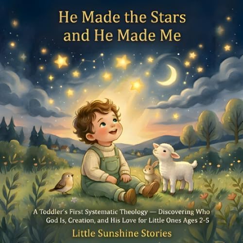 He Made the Stars and He Made Me: A Toddler's First Systematic Theology — Discovering Who God Is, Creation, and His Love for Little Ones Ages 2–5 by Little Sunshine Stories