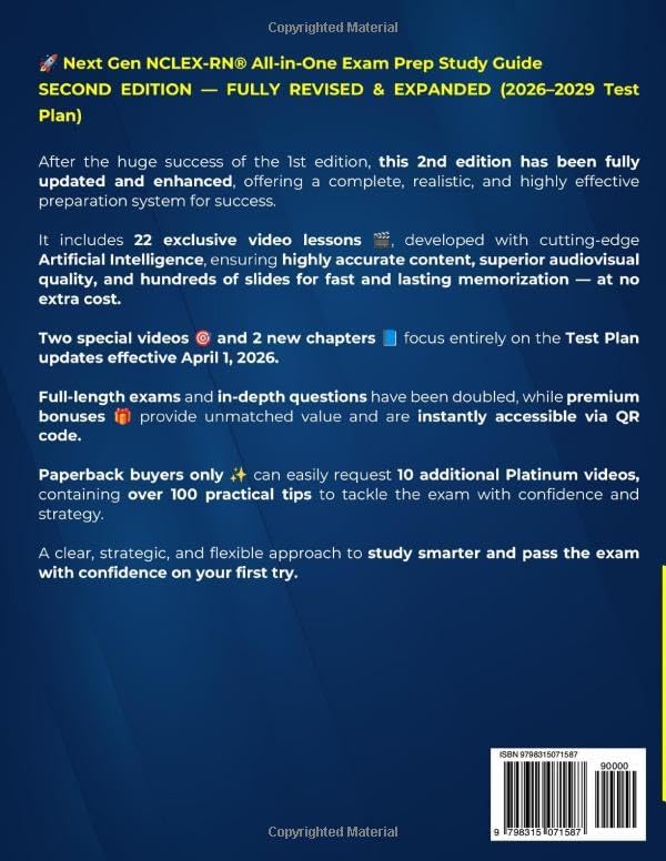 NEXT GENERATION NCLEX-RN® PREP: The stress-free, all-in-one NCLEX-RN® guide: 6+hrs audiobook, 10 full-length exams, 1,000 new CAT questions, memory ... and mindset tips to become an RN fast! by Sophia Clarke