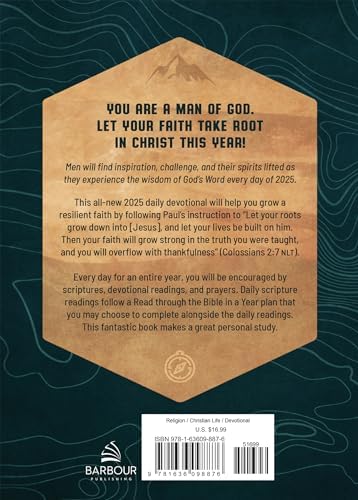 Daily Wisdom for Men 2025 Devotional Collection (Daily Wisdom - Annual Edition) by Compiled by Barbour Staff