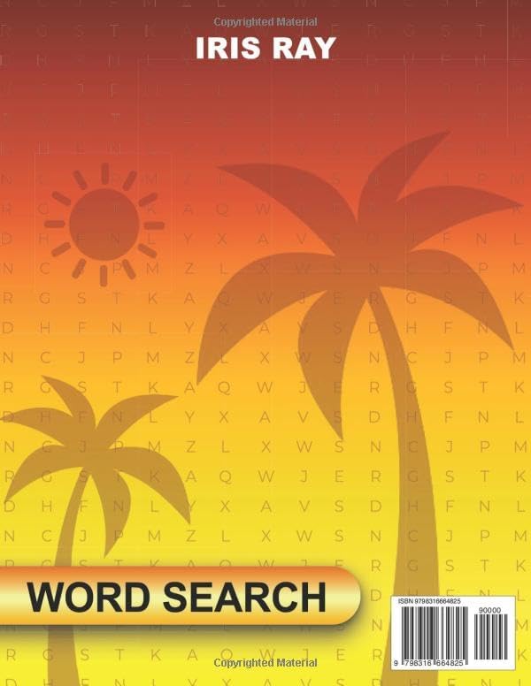 Summer 3000 Word Search Puzzle Book for Adults and Seniors: Seasonal Fun to Relax, Boost Focus & Stay Sharp by Iris Ray