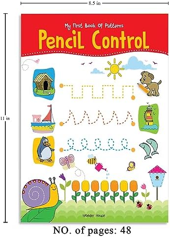 My First Book of Patterns Pencil Control: Patterns Practice book for kids (Pattern Writing) by Wonder House Books