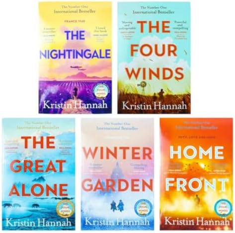 Kristin Hannah Collection 5 Books Set (The Nightingale, The Four Winds, The Great Alone, Winter Garden, Home Front) by Kristin Hannah