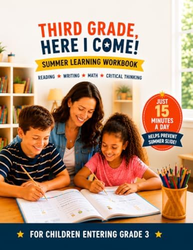 3rd Grade, Here I Come! Summer Workbook for Kids Entering 3rd Grade — Math, Reading, Science, Writing & Fun Brain Busters: A Summer Get-Ready ... Kids- Reading, Math, Science, and Fun!) by Morgan Tracey