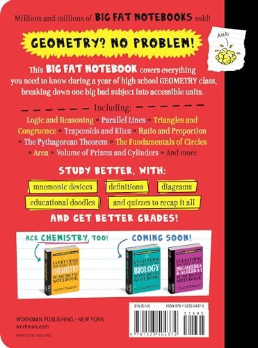 Everything You Need to Ace Geometry in One Big Fat Notebook by Workman Publishing
