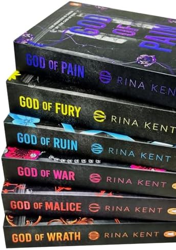 Legacy of Gods Series Collection 6 Books Set By Rina Kent (God of Pain, God of Fury, God of Ruin, God of War, God of Malice & God of Wrath) by Rina Kent