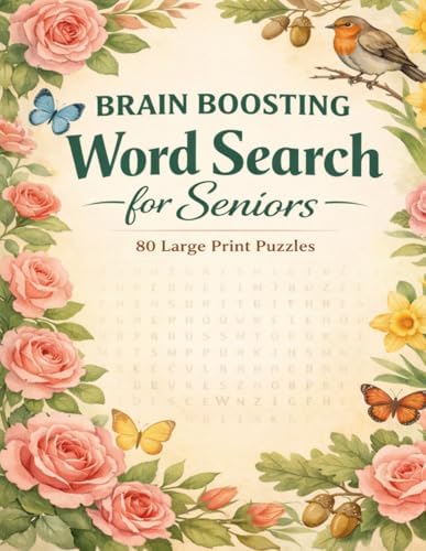 Brain Boosting Word Search for Seniors: Large Print Puzzles by Grace Harper