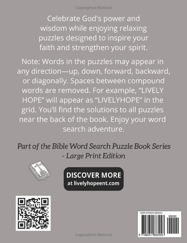 Bible Word Search Puzzle Book – Men in the Bible (Large Print Edition): Bible Word Search Puzzles Exploring the Faith, Courage, and Influence of Men ... Puzzle Book Series - Large Print Edition) by Ricardo L Holloway