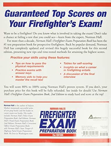 Norman Hall's Firefighter Exam Preparation Book by Norman Hall