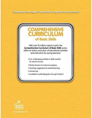 Carson Dellosa Comprehensive Curriculum of Basic Skills Second Grade Workbook, Reading Comprehension, Language Arts, Spelling, Grammar, Math, and Writing Practice, Classroom or Homeschool Curriculum by Thinking Kids