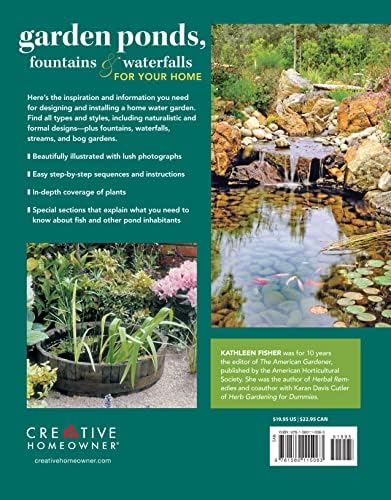 Garden Ponds, Fountains & Waterfalls for Your Home: Designing, Constructing, Planting (Creative Homeowner) Step-by-Step Sequences & Over 400 Photos to Landscape Your Garden with Water, Plants, & Fish by Editors of Creative Homeowner