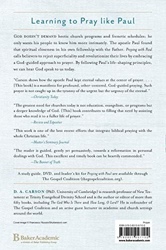 Praying with Paul: A Call to Spiritual Reformation by D. A. Carson
