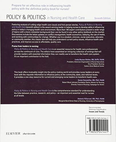 Policy & Politics in Nursing and Health Care by Diana J. Mason PhD RN FAAN