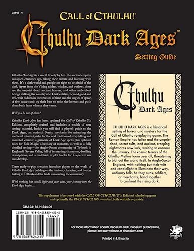 Cthulhu Dark Ages (Call of Cthulhu Roleplaying Game) by Chaosium