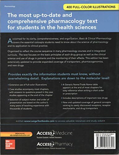 Basic & Clinical Pharmacology (Basic and Clinical Pharmacology) by KATZUNG BERTRAM G