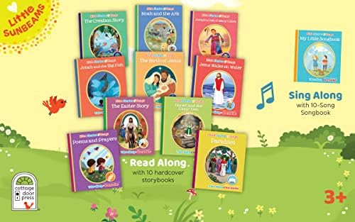 Bible Stories and Songs Interactive Electronic Take Along Storyteller with 11 Books (Little Sunbeams) by Carmen Crowe