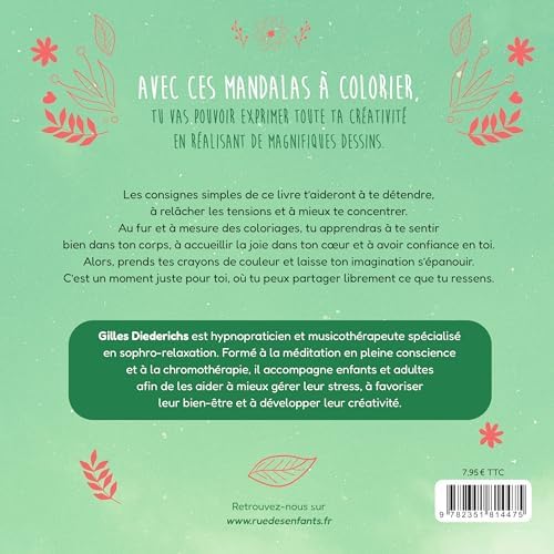 Mes mandalas à colorier pour apaiser mes émotions: Conçu par un expert en sophro-relaxation by Gilles Diederichs