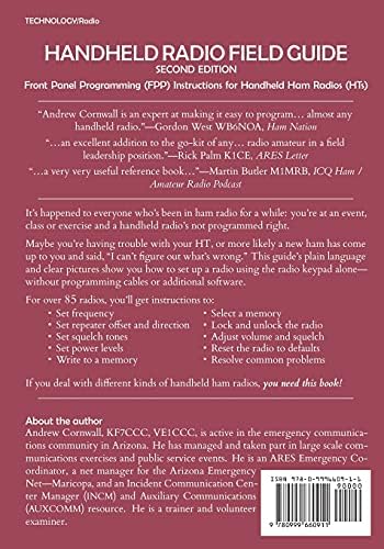 Handheld Radio Field Guide: Front Panel Programming (FPP) Instructions for Handheld Ham Radios (HTs) by Andrew Cornwall