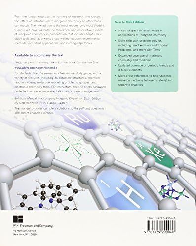 Inorganic Chemistry by Duward Shriver