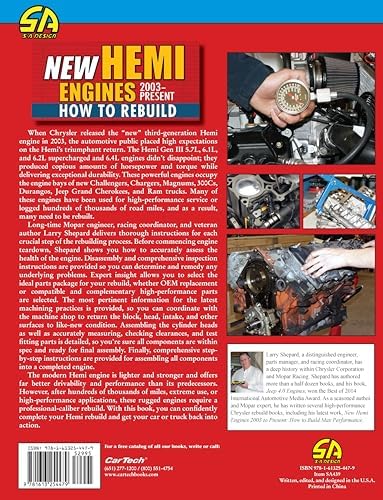 New Hemi Engines 2003-Present: How to Rebuild by Larry Shepard