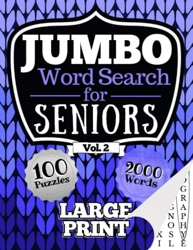 Jumbo Word Search for Seniors Vol. 2: Large Print Word Find Puzzles for Elderly Citizens by Valerie Peaseblossom Press