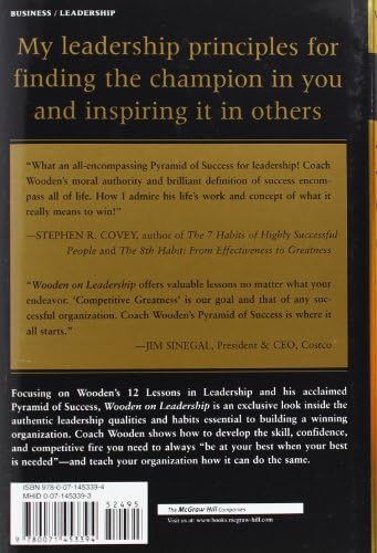 Wooden on Leadership: How to Create a Winning Organization by John Wooden
