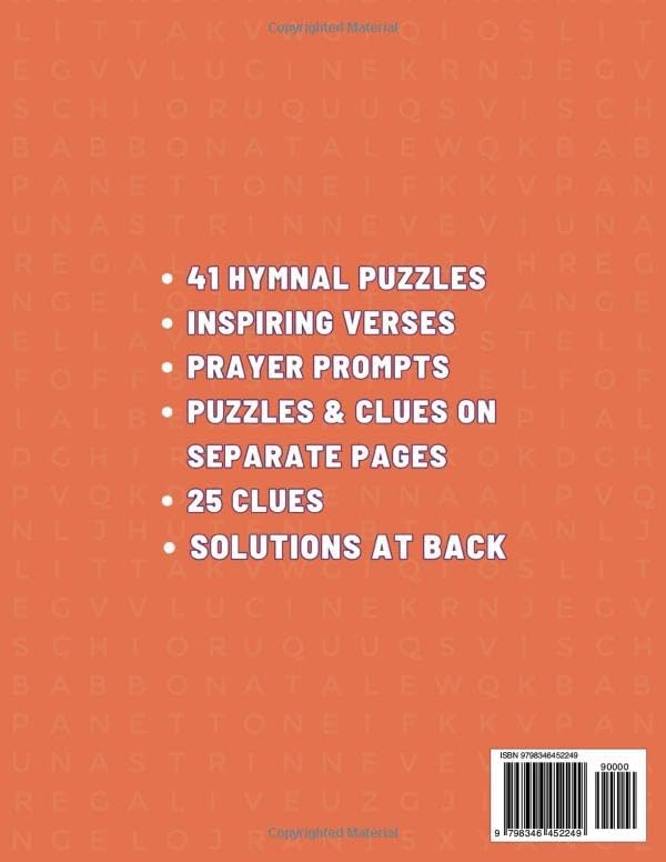 Bible Hymn Word Search Large Print With Inspirational Scripture Verses & Prayer Prompts For Teens, Adults- Women, Men & Seniors- Big Font Size: All ... Activity Puzzle Book- The Perfect Gift by WisdomQuest Press