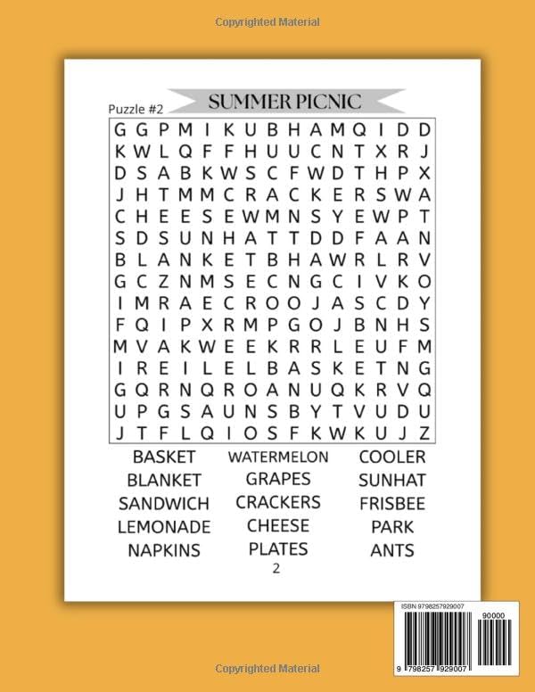 Summer Word Search: Large Print Word Find Puzzles for Adults and Seniors for Relaxation, Travel, and Beach Days by Amy L. Everly