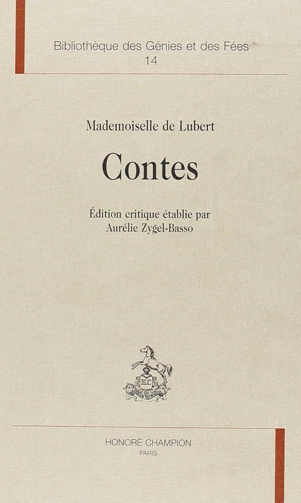 Contes by Marie-Madeleine de Lubert