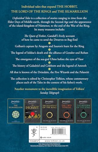 Unfinished Tales: of Numenor and Middle-earth by J. R. R. Tolkien
