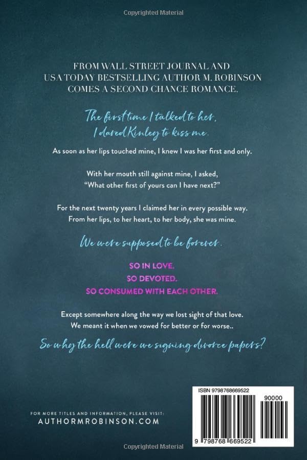 Second Chance Vow by M Robinson