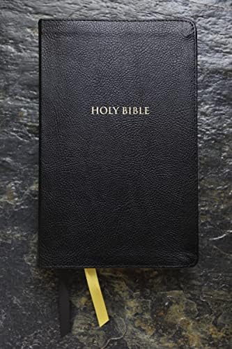 KJV, Thompson Chain-Reference Bible, Handy Size, European Bonded Leather, Black, Red Letter, Thumb Indexed, Comfort Print by Zondervan
