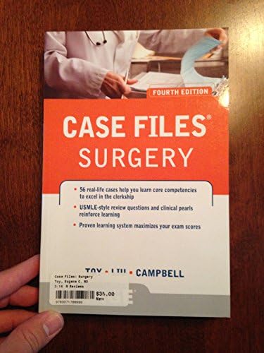 Case Files Surgery, Fourth Edition (LANGE Case Files) by Eugene Toy