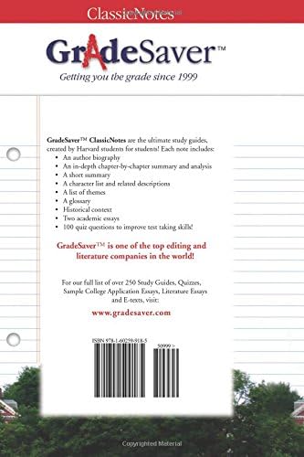 GradeSaver (TM) ClassicNotes: Black Skin, White Masks by Michael Woolf