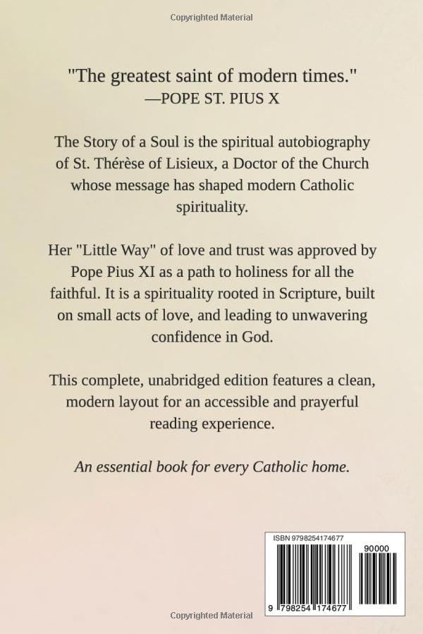 Story of a Soul: The Autobiography of St. Therese of Lisieux (The Little Flower) by Therese de Lisieux