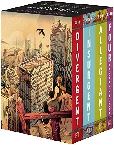 Divergent Anniversary 4-Book Box Set: Divergent, Insurgent, Allegiant, Four (Divergent Series) by Veronica Roth