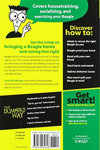 Beagles For Dummies by Susan McCullough