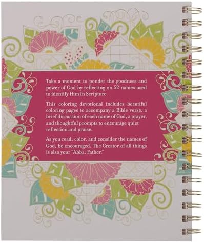 Coloring The Names of God: 52 Devotions and Coloring Pages to Encourage Reflection and Praise by Ann-Margret Hovsepian