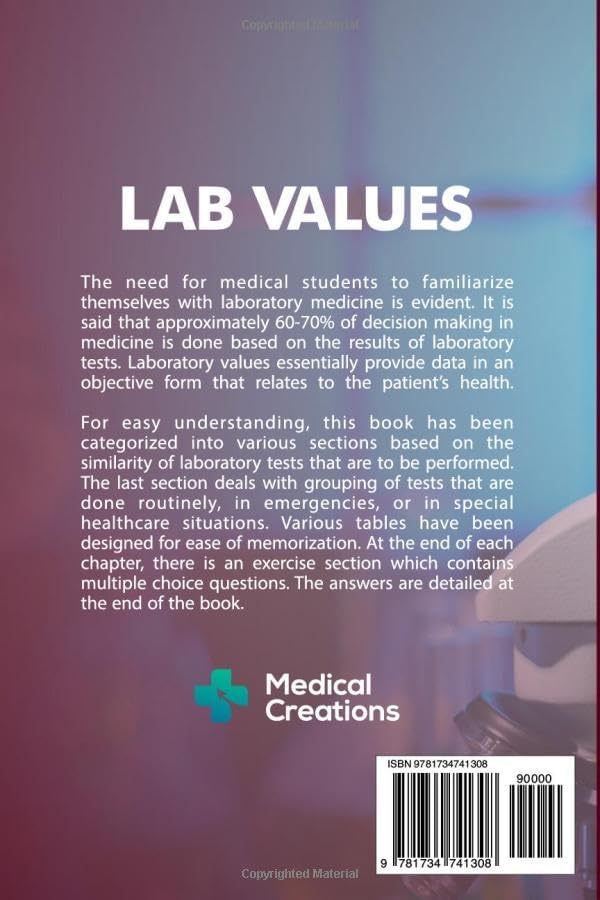 Lab Values: Everything You Need to Know about Laboratory Medicine and its Importance in the Diagnosis of Diseases: Second Edition by M. Mastenbjörk M.D.