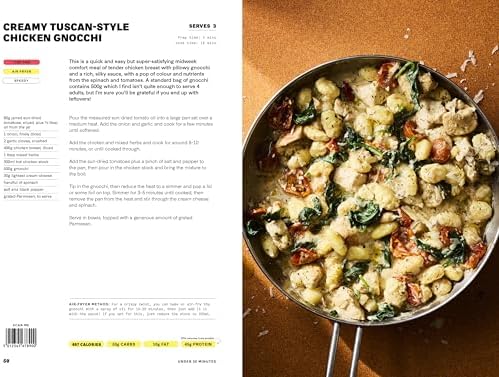Healthy in One: High protein, low calorie, no stress: Delicious, easy recipes with macros and tracking barcodes by Meg Robinson