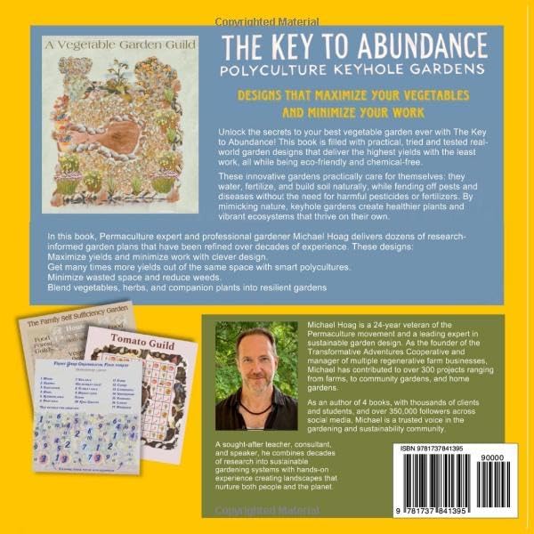 The Key to Abundance: Polyculture Keyhole Gardens: Designs that Maximize your Vegetables and Minimize your Work by Michael Hoag