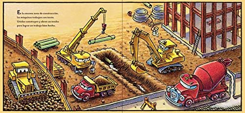 Buenas noches, construcción. Buenas noches, diversión. (Goodnight, Goodnight, Construction Site Spanish language edition): (Bilingual Children's Book, Spanish Books for Kids) (Spanish Edition) by Sherri Duskey Rinker