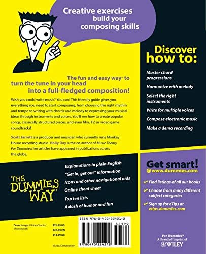 Music Composition For Dummies by Scott Jarrett