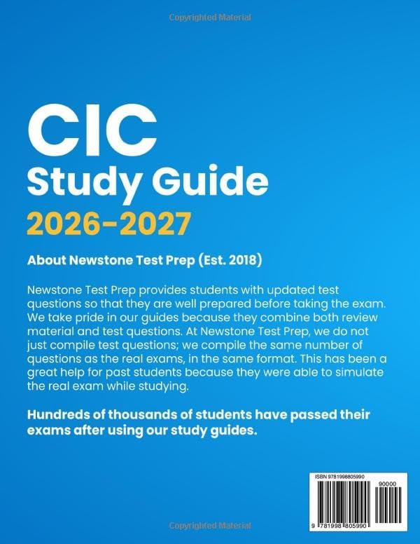 CIC Study Guide: Complete Review + Questions and Detailed Answer Explanations for the CBIC Certification Board of Infection Control and Epidemiology Exam by Newstone TP