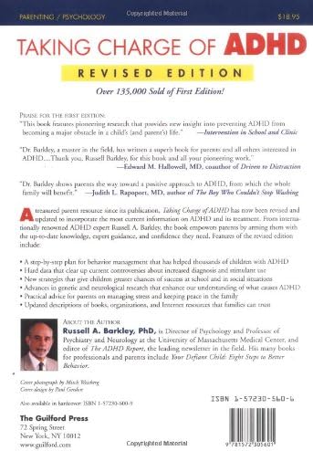 Taking Charge of ADHD: The Complete, Authoritative Guide for Parents (Revised Edition) by Russell A. Barkley