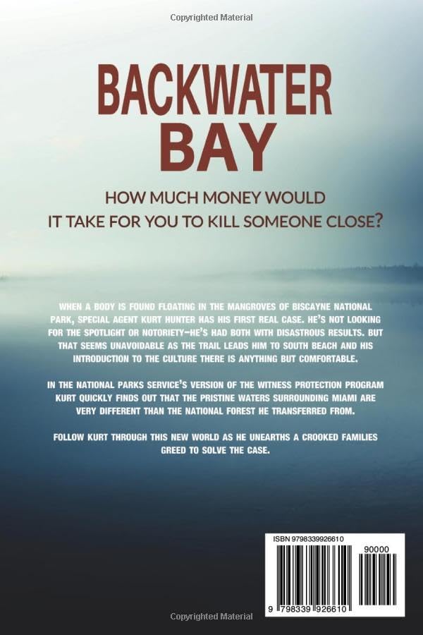 Backwater Bay: Large Print (Kurt Hunter Mysteries - Large Print Editions) by Steven Becker
