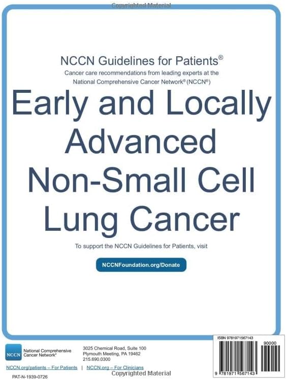 NCCN Guidelines for Patients® Early & Locally Advanced Non-Small Cell Lung Cancer by National Comprehensive Cancer Network® (NCCN®)