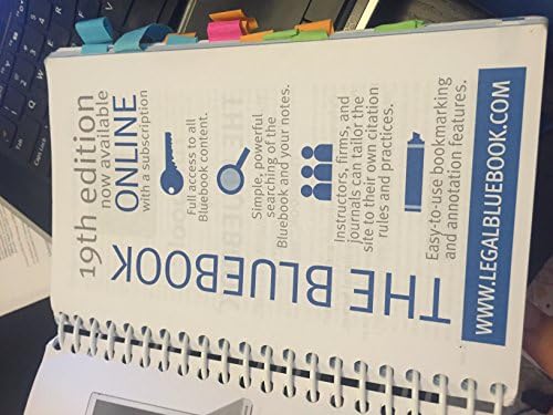 Bluebook Uniform System of Citation by Author (2010-05-04) by aa