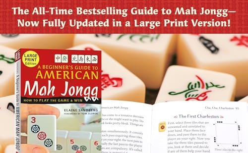 A Beginner's Guide to American Mah Jongg: Large Print Edition: How to Play the Game & Win by Elaine Sandberg