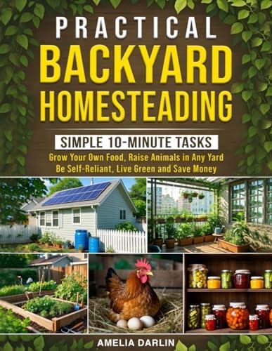 Practical Backyard Homesteading: Simple 10-Minute Tasks to Grow Your Own Food, Raise Animals in ANY Yard, be Self-Reliant, Live Green and Save Money by Amelia Darlin